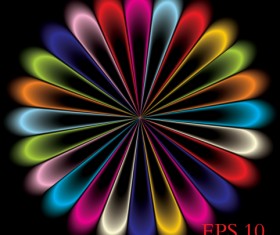 Dynamic rainbow backgrounds vector 05