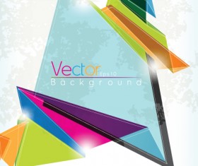 offbeat shapes backgrounds vector graphics 02