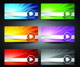 Web design Stylish Banner vector graphic 01