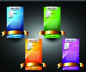 Web design Stylish Banner vector graphic 02