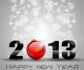 2013 snake new year cards vector graphics 03