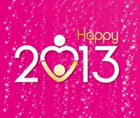 2013 snake new year cards vector graphics 05