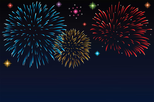 Fireworks Powerpoint Template from freedesignfile.com