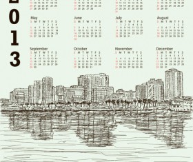 2013 Creative Calendar Collection design vector material 19