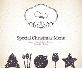 Commonly Restaurant menu cover template vector set 01