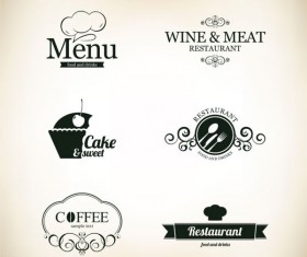 Commonly Restaurant menu cover template vector set 02