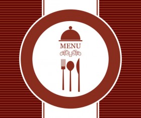 Commonly Restaurant menu cover template vector set 21