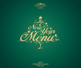 Commonly Restaurant menu cover template vector set 23