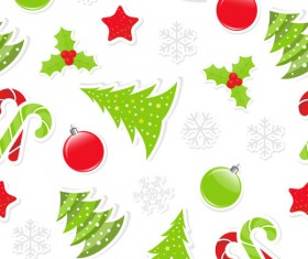 2013 Merry Christmas pattern elements vector set 01