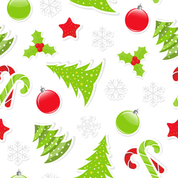 2013 Merry Christmas pattern elements vector set 01