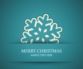 Set of Snowflake backgrounds for Christmas vector 06