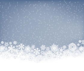 Set of Snowflake backgrounds for Christmas vector 07