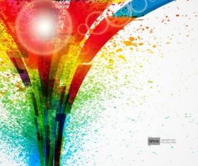 Set of Colored Garbage backgrounds 05