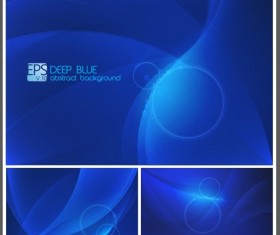 Blue dream elements vector backgrounds