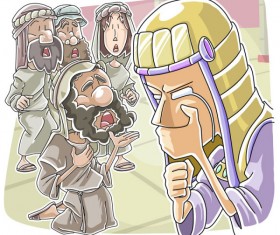 Cartoon characters elements vector set 03