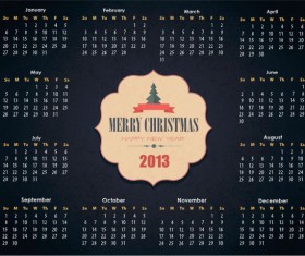 2013 Creative Calendar Collection design vector material 12