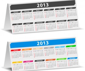 2013 Creative Calendar Collection design vector material 14