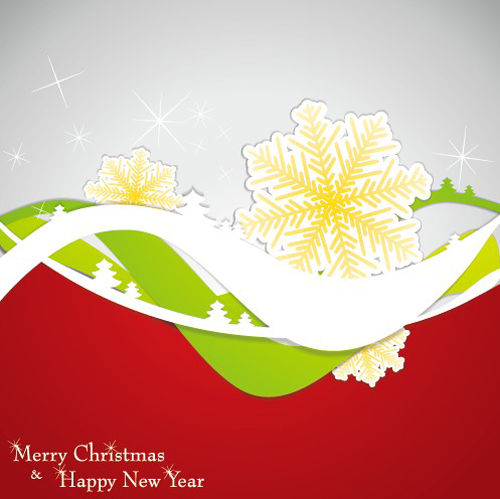 Set of 2013 Christmas and New Year elements vector backgrounds 01