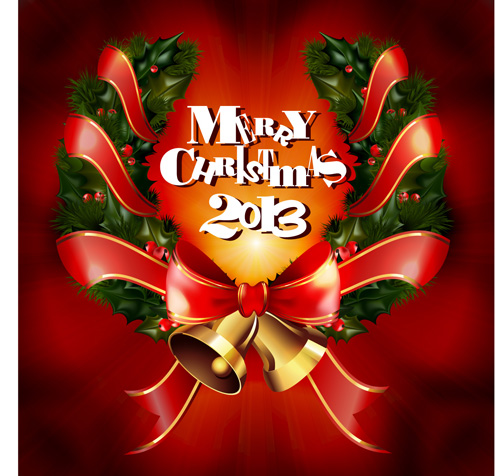 2013 Merry Christmas elements vector material set 03
