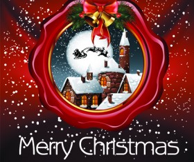 2013 Merry Christmas elements vector material set 05