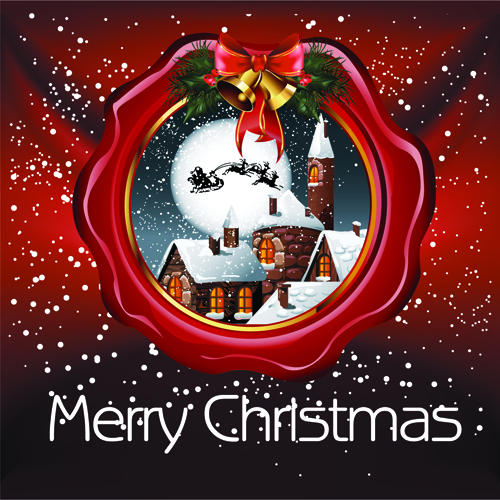 2013 Merry Christmas elements vector material set 05