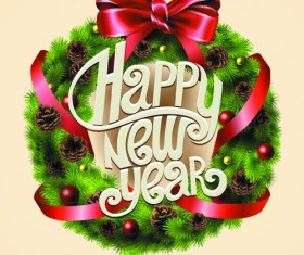 2013 Merry Christmas elements vector material set 06