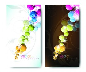 Abstract backgrounds for business cards design vector 03