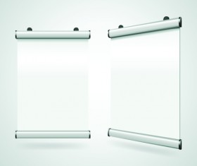 Elements of Advertising plane design vector material 05