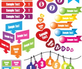 Vector set of Business graphics and symbols elements 03