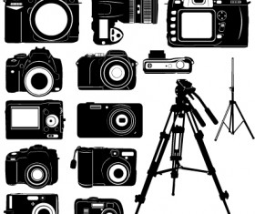 Vivid Camera and Camcorder elements vector material 01