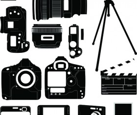 Vivid Camera and Camcorder elements vector material 03
