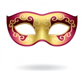 Various Carnival Mask elements vector set 04