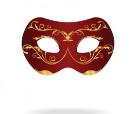 Various Carnival Mask elements vector set 05