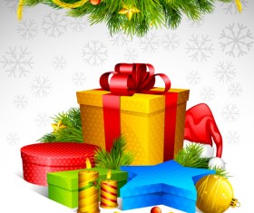 Elements of Christmas Illustration collection vector 04