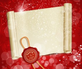 Set of Christmas Wax Seal elements vector graphics 02