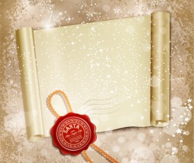 Set of Christmas Wax Seal elements vector graphics 03