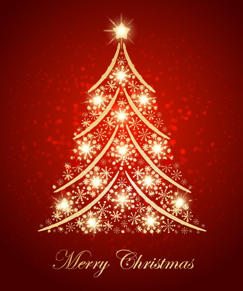 Vector set of Christmas cards backgrounds art 01