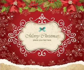 Vector set of Christmas cards backgrounds art 02