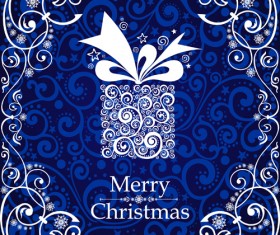 Christmas frames with decor design vector 01