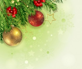 Exquisite Christmas accessories design vector set 05