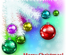 Ornate Christmas Pendant gift cards vector 01