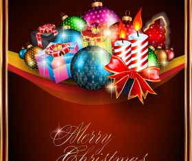 Different Christmas elements vector collection 03