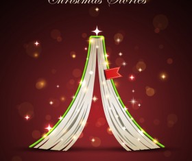 offbeat Christmas tree design elements vector 05