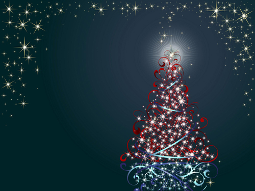 Special Christmas tree design elements vector 01