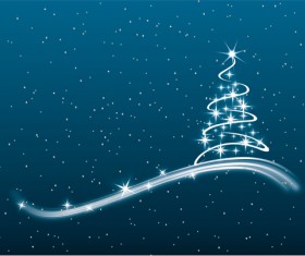 Creative Abstract Christmas tree design vector set 02