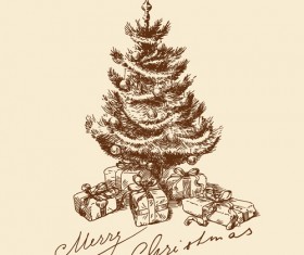 Special Christmas tree design elements vector 02