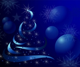 Sparkling Christmas tree design vector 03