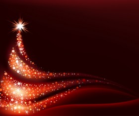 Creative Abstract Christmas tree design vector set 03