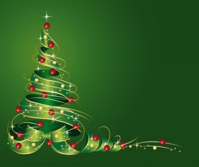 Creative Abstract Christmas tree design vector set 05