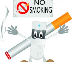 Different Cigarettes elements vector set 02